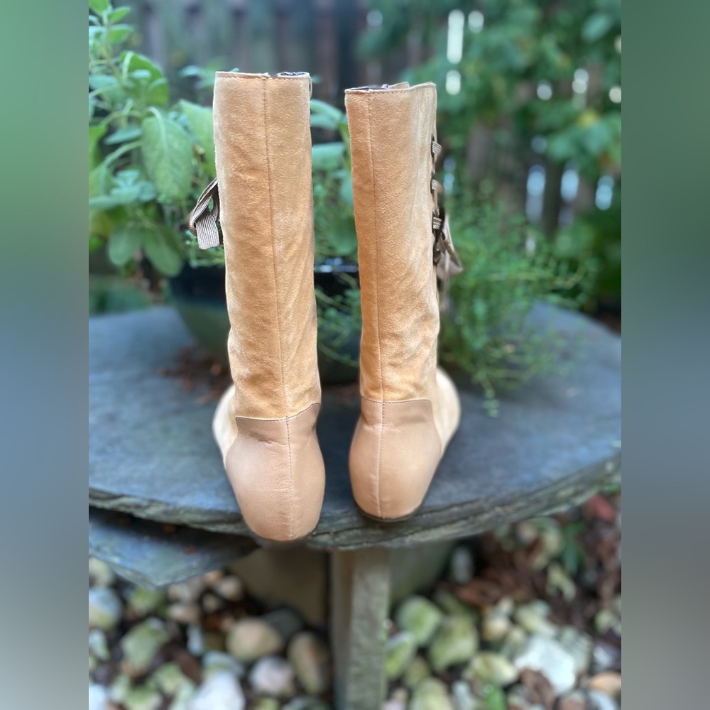New Peter Kent Italian Suede Boots size EU 39.5 - Picture 9 of 13